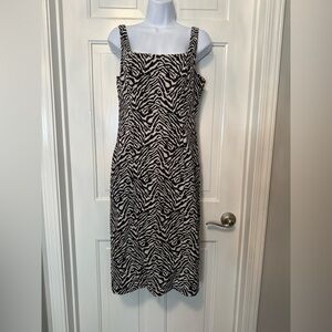 Banana Republic Zebra Print Dress Size 8 New zebra 🦓